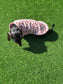 Floral Dachshund Fleece Jumper: Washable Dog Sweater