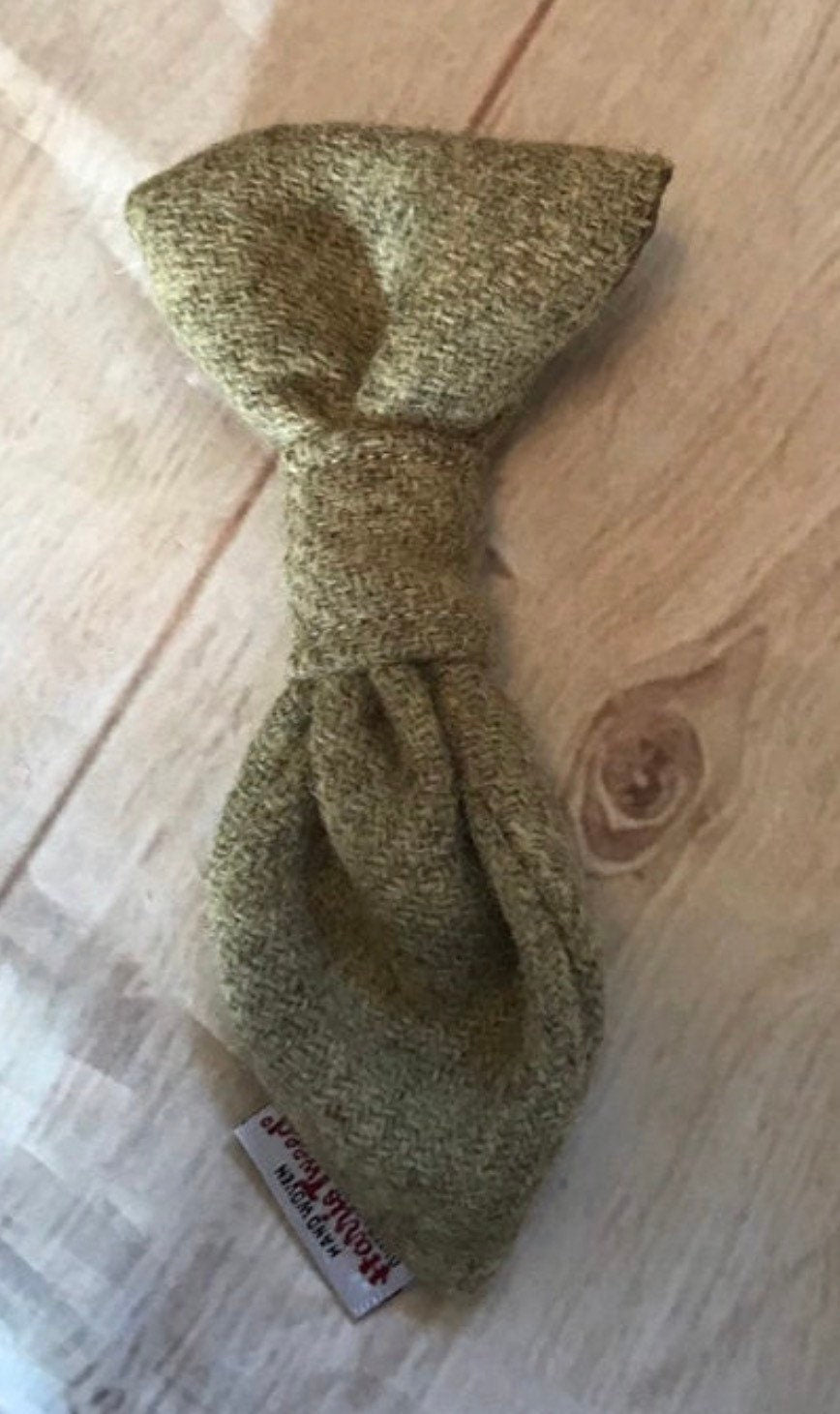 Harris Tweed dog tie , tweed ties ,ready to ship ,gift for pet lover,pet accessories