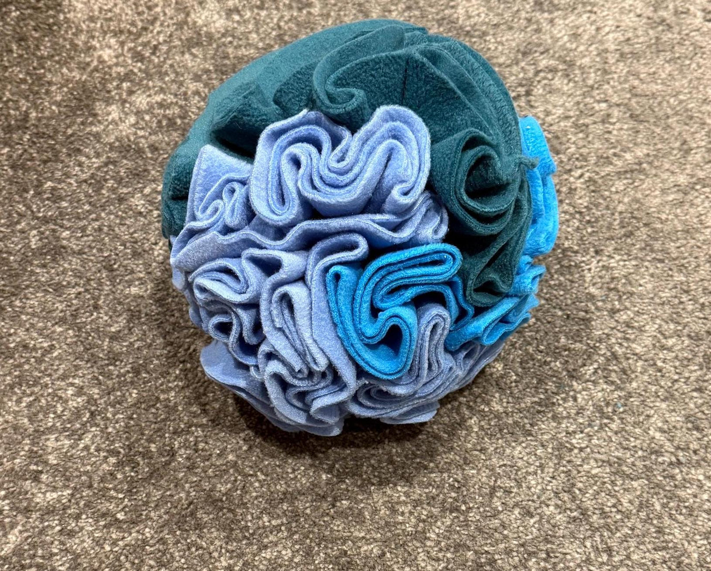 Dachshund Snuffle Ball: Fleece Enrichment Toy