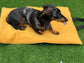 Tartan quilted dog travel mat ,dog roll mat ,crate mat,dachshund picnic mat,settle mat
