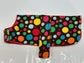 Polka Dot Fleece Dachshund Dog Coat: Water Repellent, Handmade
