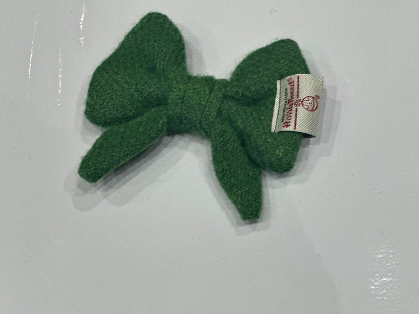 Harris Tweed Dog Sailor Bow: Handmade Pet Collar Accessory