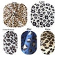 Leopard Print Dachshund Dog Sling Carrier: Polar Fleece, Swivel Hook