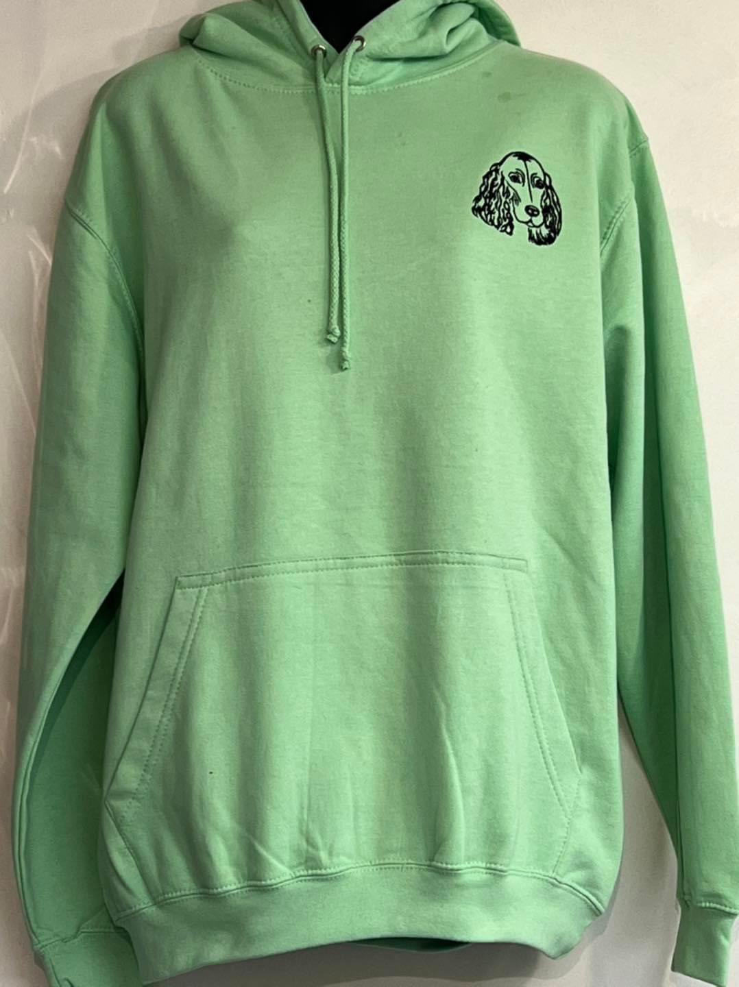 Embroidered Cocker Spaniel Hoodie: Personalized Dog Lover Gift