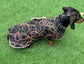 Tweed Dachshund Dog Coat: Sherpa Fleece Lined, Handmade Winter Jacket