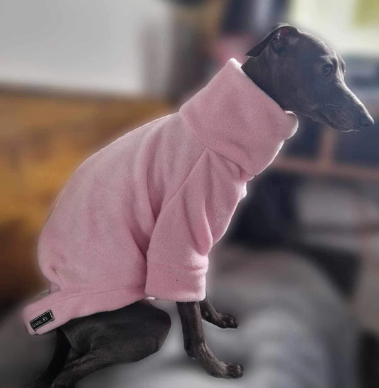 Italian Greyhound Fleece Jumper: Water & Mud Repellent Dog Jacket