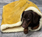 Personalized Dog Snuggle Sack: Cuddle Fleece Pet Warmer.