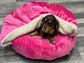 Personalized Dachshund Snuggle Bed Cave: Sherpa Fleece Dog Cuddle Bed