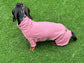 Dachshund Cotton Jersey Onesie: Cooling Pajama Jumpsuit