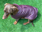 Waterproof Waxed Cotton Dachshund Dog Coat: Fleece Collar
