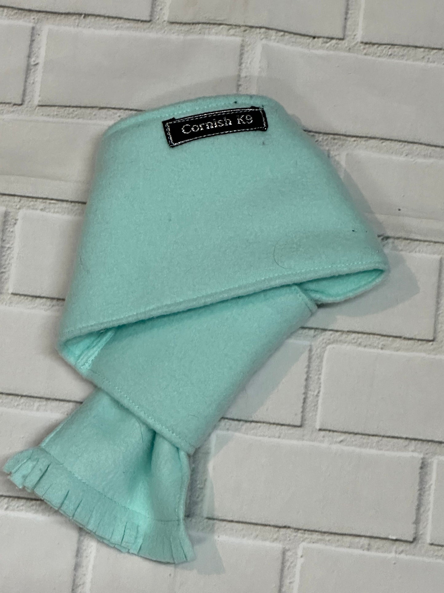 Dachshund fleece scarf , neck warmer , dog scarf,dog fleece scarf