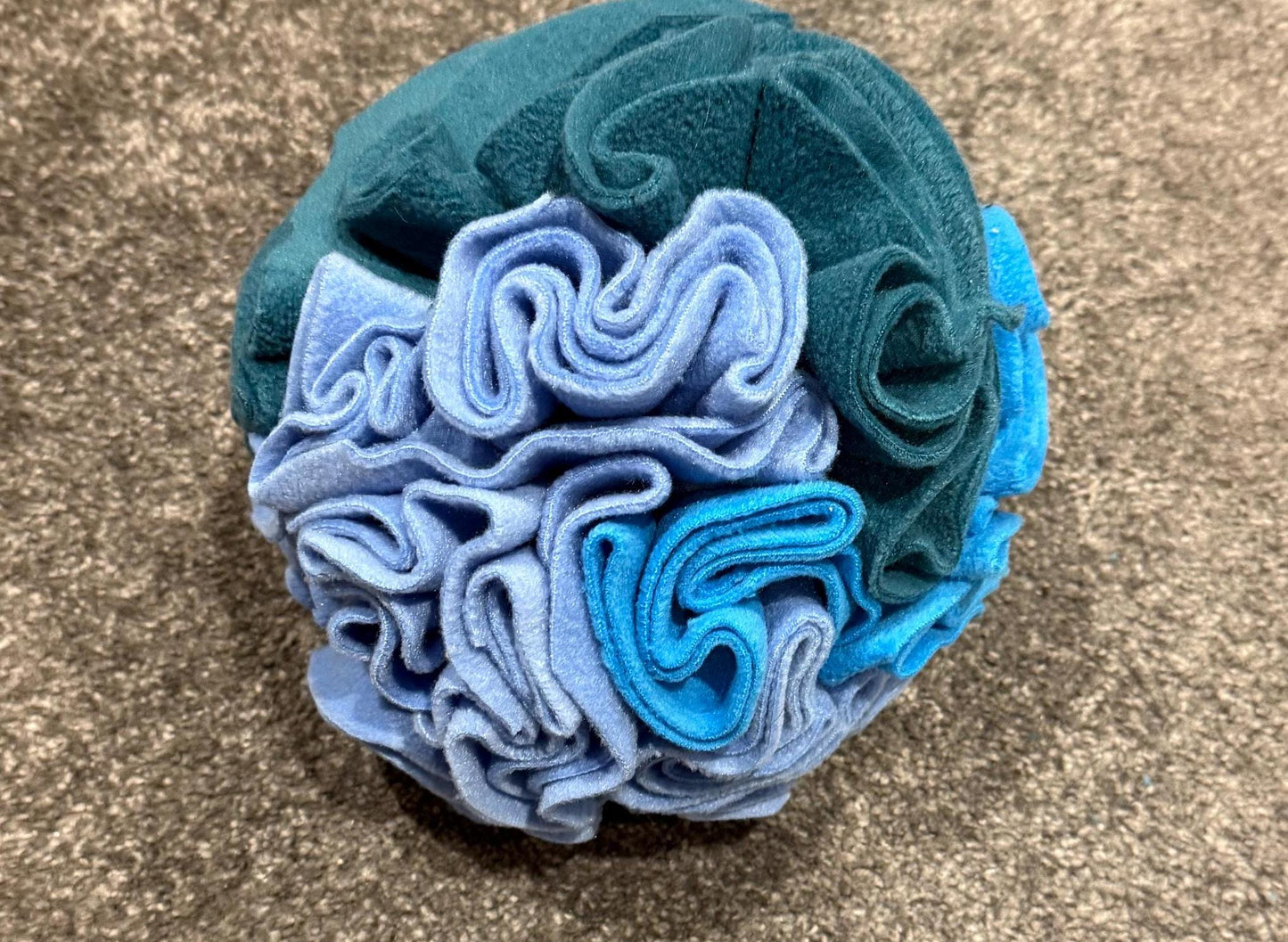Dachshund Snuffle Ball: Fleece Enrichment Toy