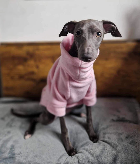 Italian Greyhound Fleece Jumper: Water & Mud Repellent Dog Jacket