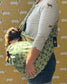 Fleece Dog Sling Carrier: Small Dog & Puppy Travel Bag