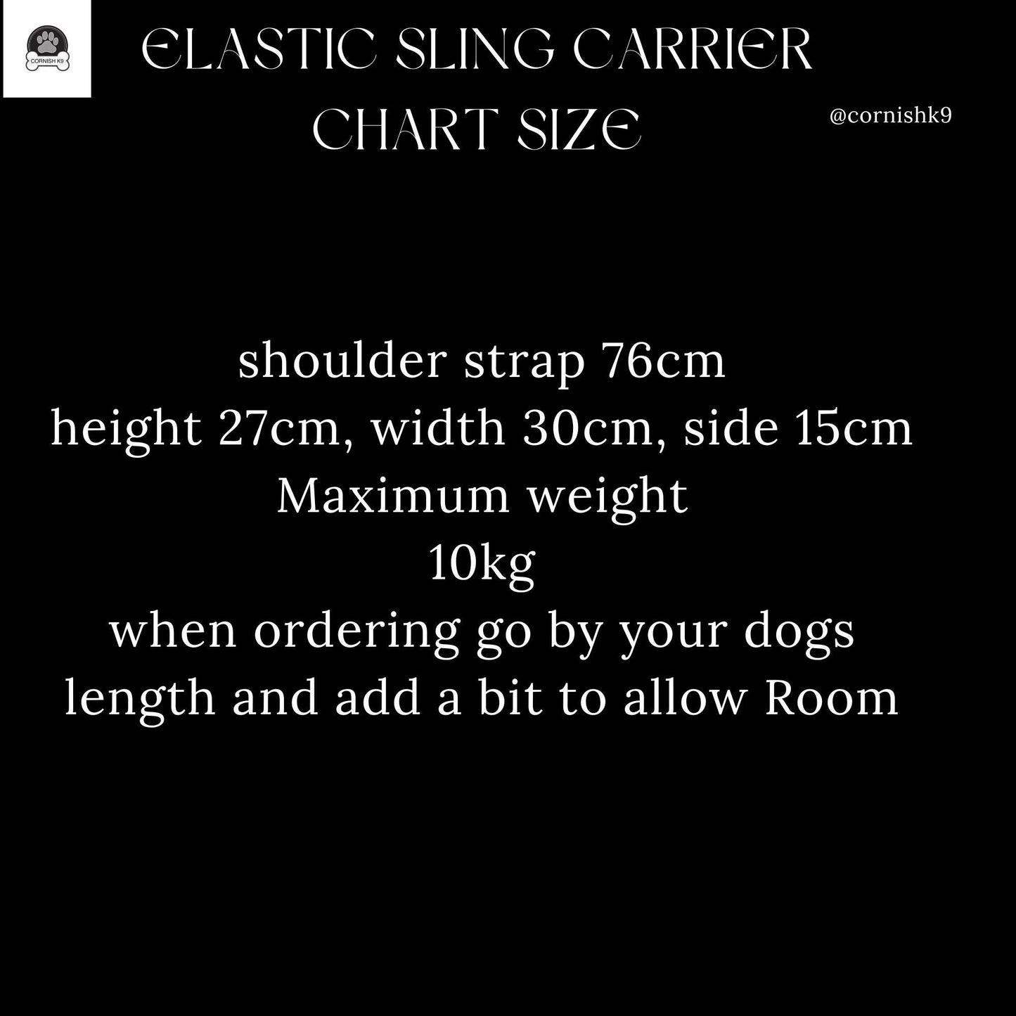 Fleece Dog Sling Carrier: Small Breeds, Dachshund, Italian Greyhound