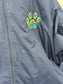 Floral Paw Print Embroidered Dry Robe: Waterproof Dog Walker Coat