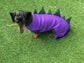 Dachshund Dino Fleece Onesie: Water Repellent Dog Jumpsuit