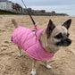 Dachshund Quilted Dog Coat: Water-Resistant Fleece Lined Winter Jacket