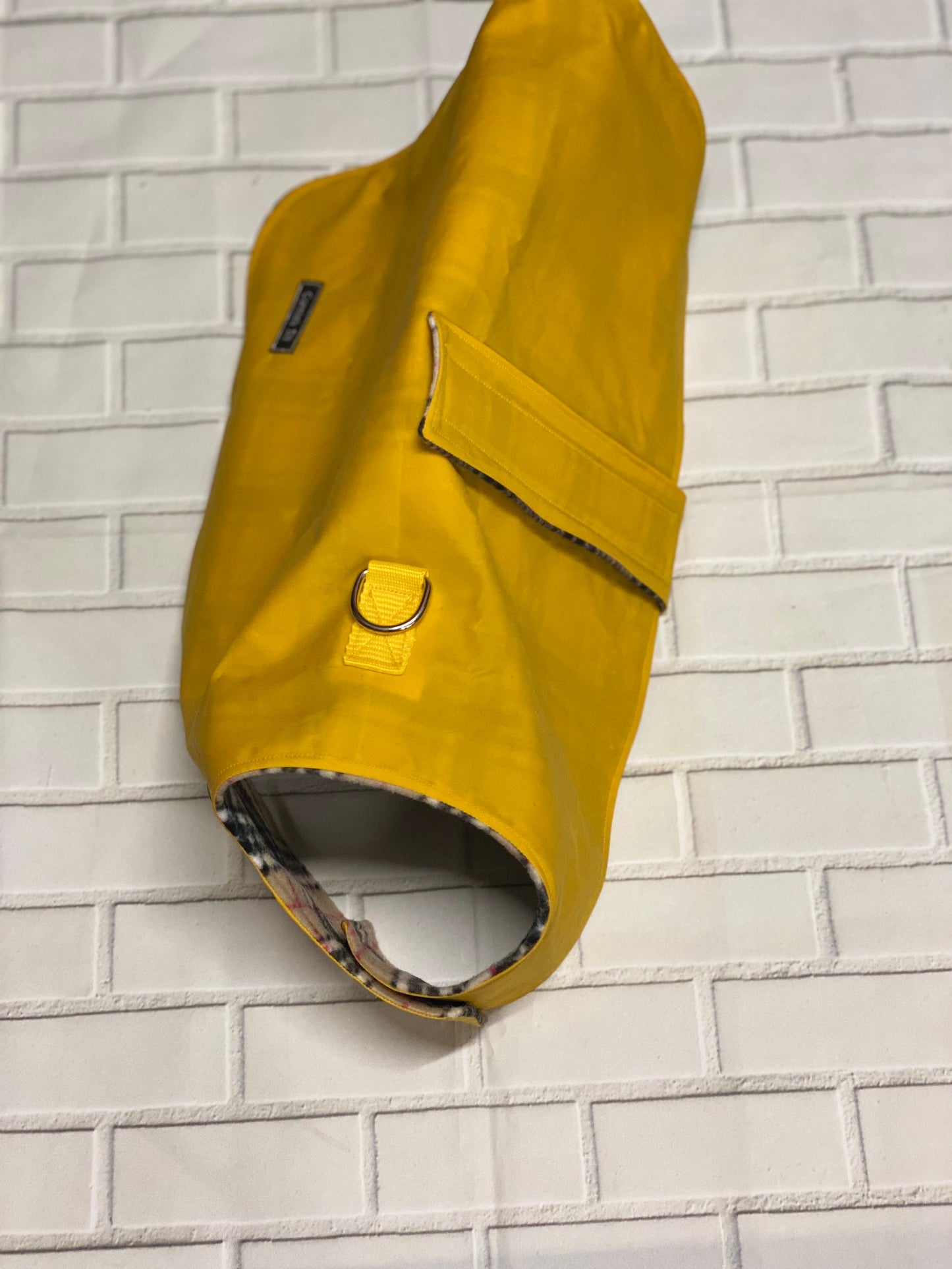 Waxed Cotton Dachshund Dog Coat: Waterproof Fleece Lined Winter Wear