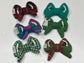 Harris Tweed Dog Sailor Bow: Handmade Pet Collar Accessory