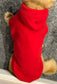 Water & Mud Repellent Dachshund Fleece Hoodie: Front Leg Jumper