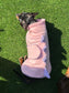 Dachshund Dino Fleece Dog Drying Coat: Absorbent Cotton Terry Lined