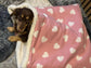 Padded Polar Fleece Dog Snuggle Sack: Dachshund Burrow Bed.