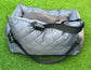 Waterproof Quilted Dog Car Seat: Sherpa Fleece Cushion, Adjustable Straps.