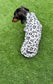 Leopard Print Dachshund Fleece Jumper: Water Repellent Dog Suit