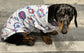 Nautical Anchor Print Dachshund Jumper: Rib Jersey Cooling Top
