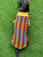 Striped Rib Jersey Dachshund Jumper: Washable Dog T-Shirt