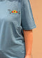 Embroidered Dachshund T-Shirt: Floral Doxie Lover Tee