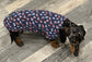 Dachshund Nautical Print Jersey: Washable Dog Jumper
