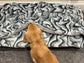 Dachshund  bed cave ,dog fleece snuggle  bed, small dog rectangle bed cave ,dachshund snuggle bed , dog bed