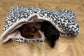 Fleece Dog Snuggle Sack: Padded Cuddle Bed
