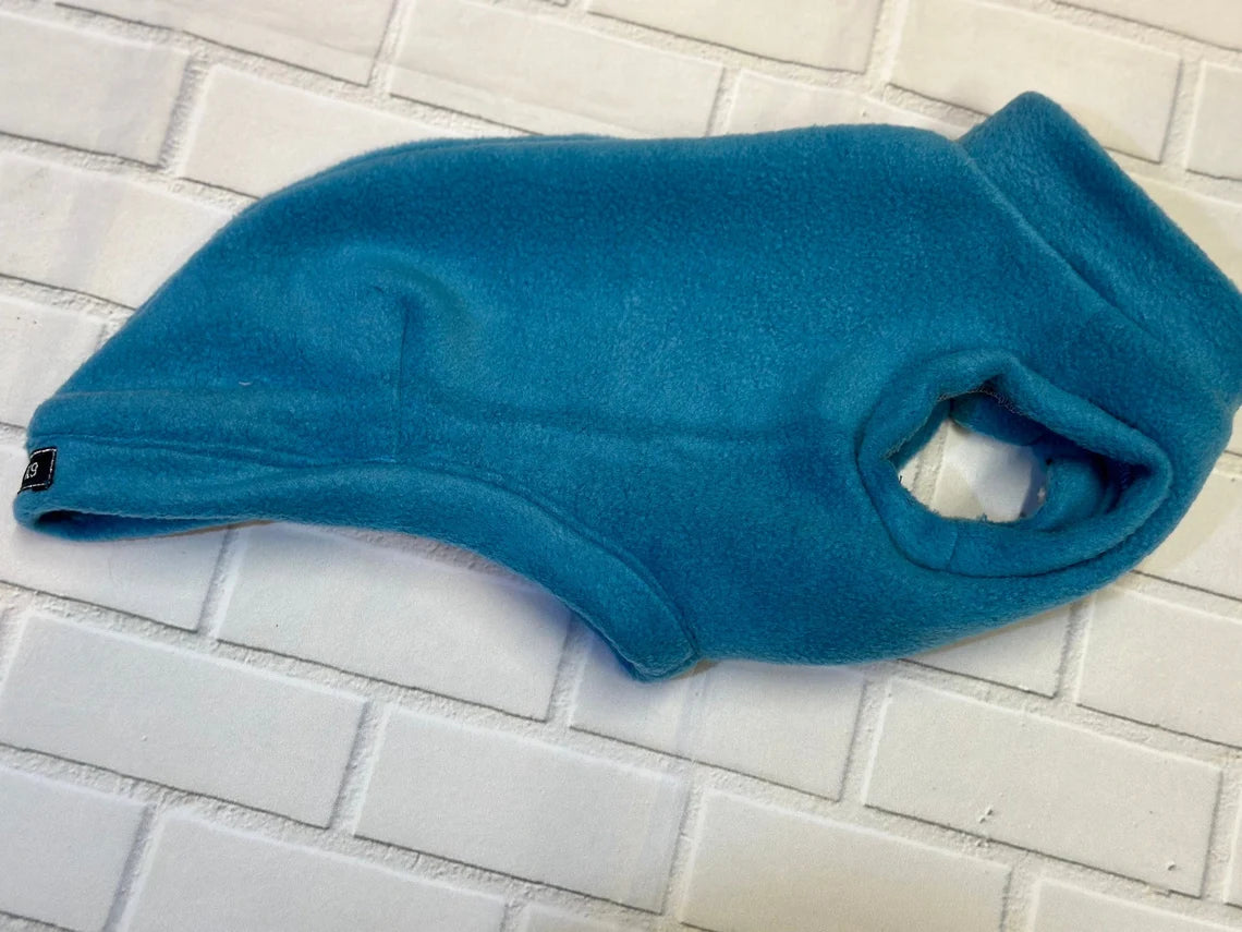 Italian Greyhound Fleece Jumper: Water & Mud Repellent Dog Jacket.