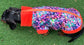 Dachshund Print Softshell Fleece Dog Jacket: Waterproof Jumper.