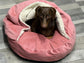 Personalized Corduroy Dachshund Bed Cave: Snuggle Sack,borrowing bed.