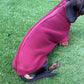 Waterproof Softshell Dachshund Fleece Jumper: Zipped Warm Dog Coat