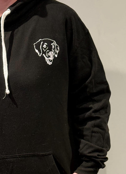 Embroidered Labrador Hoodie: Personalized Dog Lover Gift