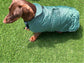 Dachshund Quilted Dog Coat: Water-Resistant Fleece Lined Winter Jacket
