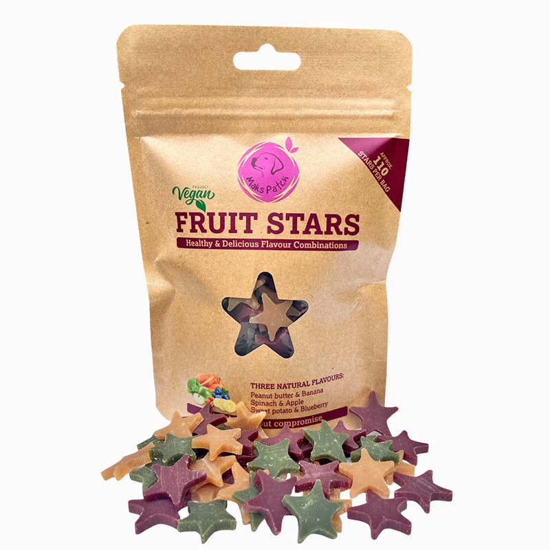 Vegan dog training treats - Maks Patch "Fruit Stars"