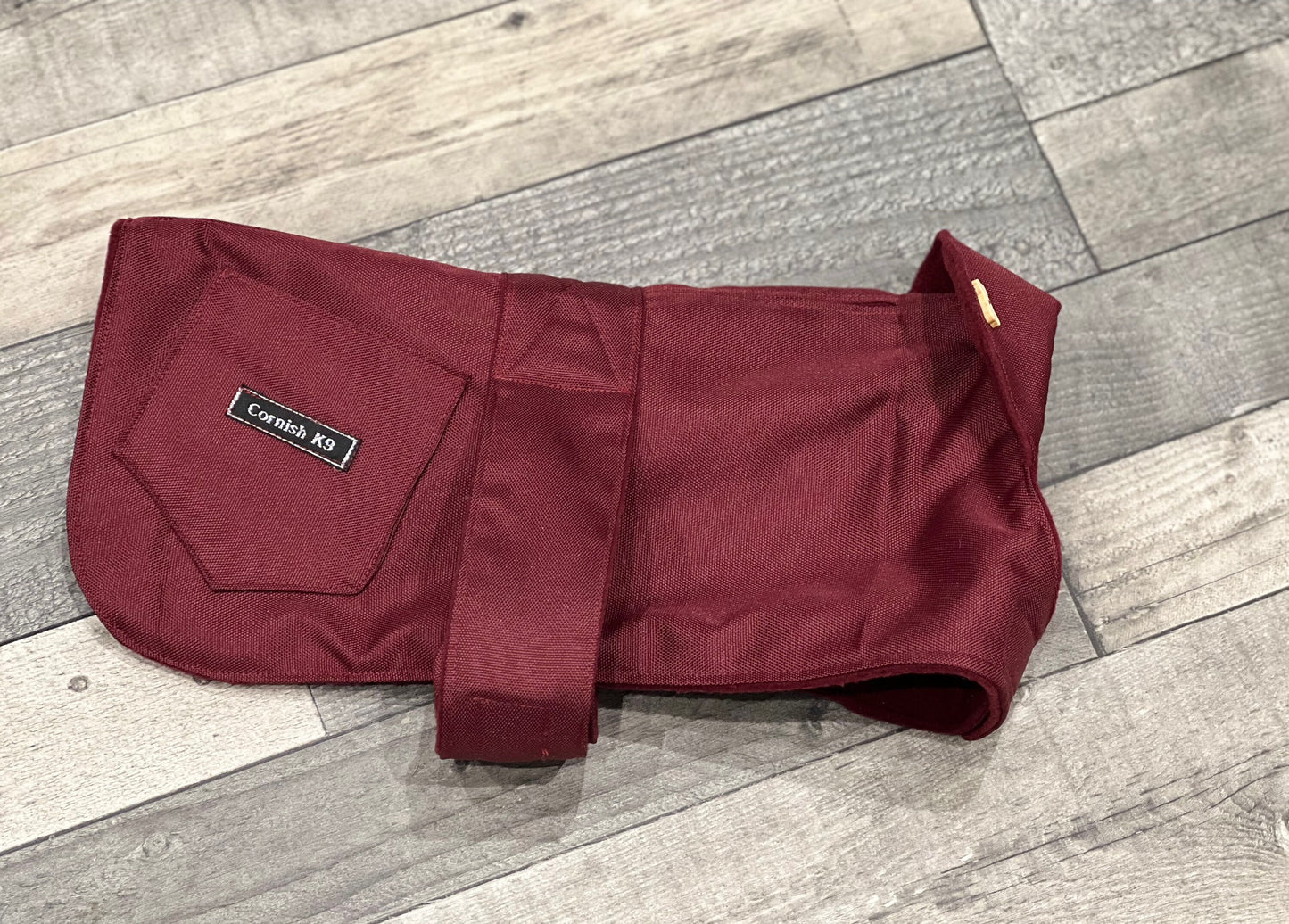 Made to Measure Waterproof Dachshund Dog Coat: Fleece Lined Winter Wear