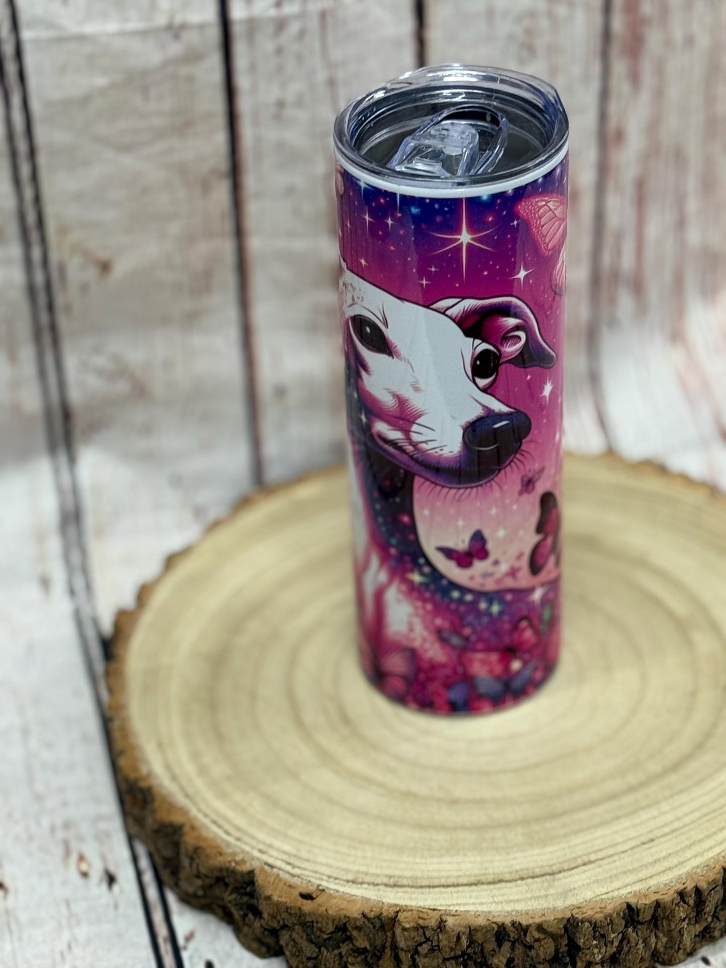 Italian greyhound 20oz Skinny Tumbler: Dog Breed Water Bottle