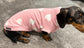 Dachshund polo neck zipped Fleece ,dachshund  tankies, dog step in jumper, dog fleece ,washable dog jumper,Water & Mud Repellent dog suit