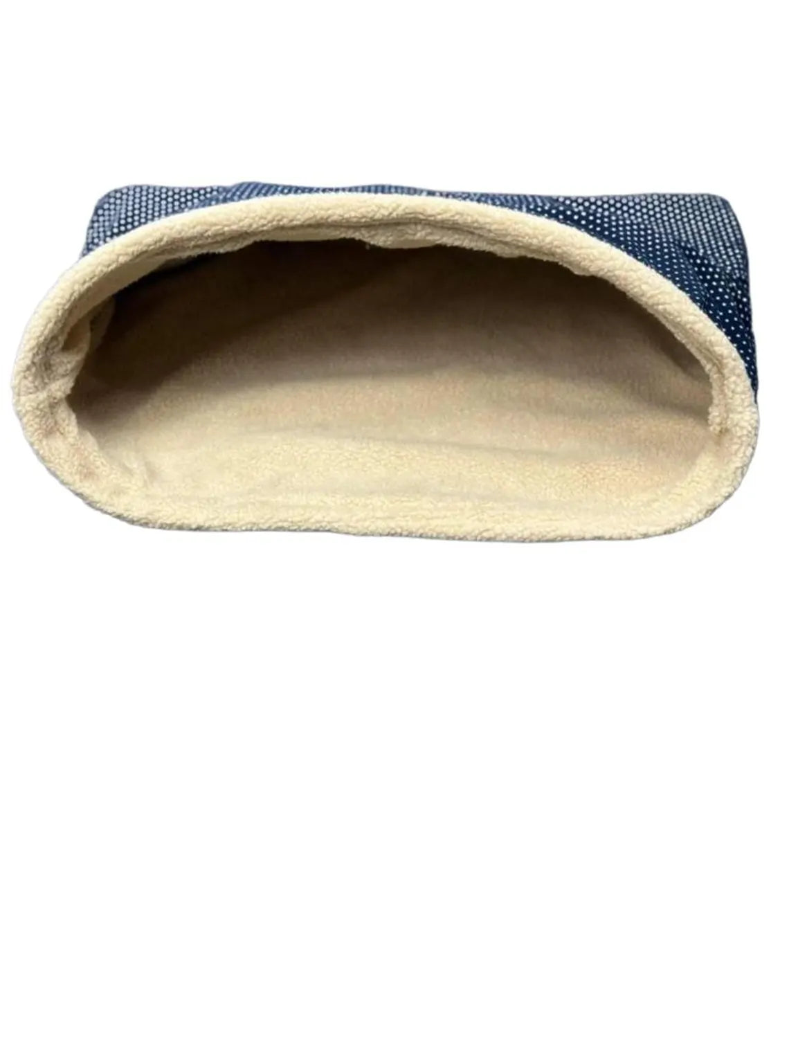 Corduroy Dog Snuggle Sack: Popup Sherpa Fleece Pet Bed