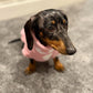 Dachshund Fleece Jumper: Water & Mud Repellent Dog Polo Neck