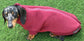 Waterproof Softshell Dachshund Fleece Jumper: Zipped Warm Dog Coat