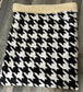 Houndstooth Dog Snuggle Sack: Fleece Pet Bed Warmer.