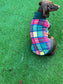 Tartan Dachshund Fleece Jumper: Waterproof Softshell Tummy, Cornish K9